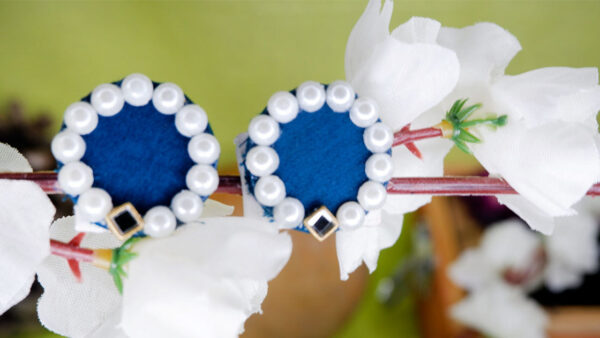 blue-ear-rings-3 Blue Pearl stud