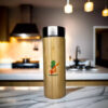 Bamboo Stainless Steel Flask Water Bottle
