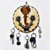 Bamboo Ganesha Keyring Holder