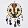 Bamboo Ganesha Keyring Holder