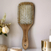 Wooden hair brush