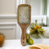 Wooden hair brush