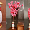 Marble Painted Flower Pot