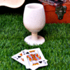 Marble Wine Glass