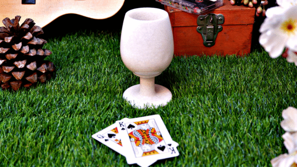 Marble Wine Glass