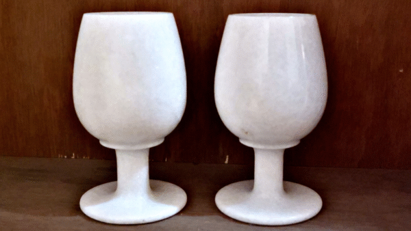 Marble Wine Glass