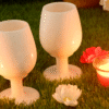 Marble Wine Glass