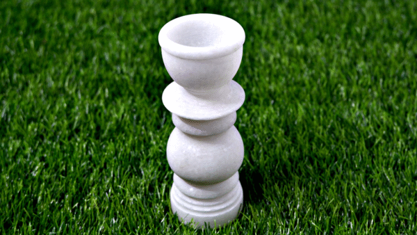 Marble White Candle Stand