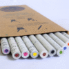 Plantable seed newspaper color lead pencil box (Pack of 10)