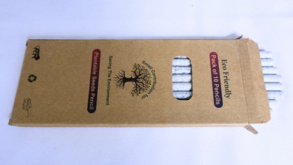 Plantable seed newspaper color lead pencil box (Pack of 10)