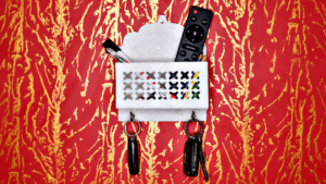 Marble White Key Holder with multipurpose stand