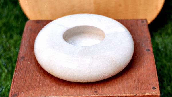 Marble Ash Tray with 2 Wine Glass Combo
