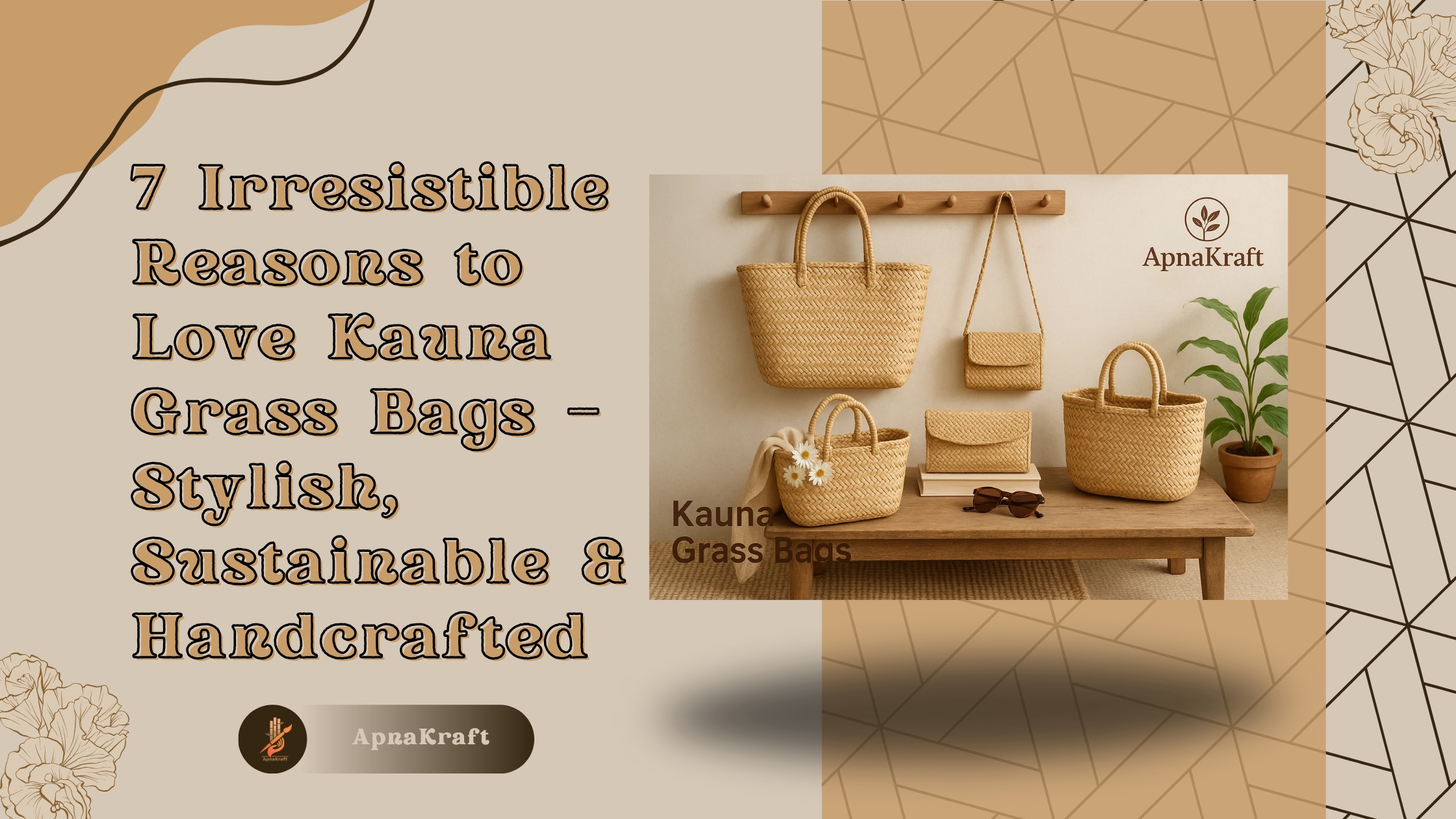 Kauna grass bags