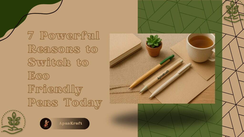 7 Powerful Reasons to Switch to Eco Friendly Pens Today