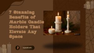 marble candle holders