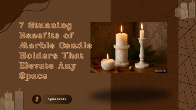 marble candle holders