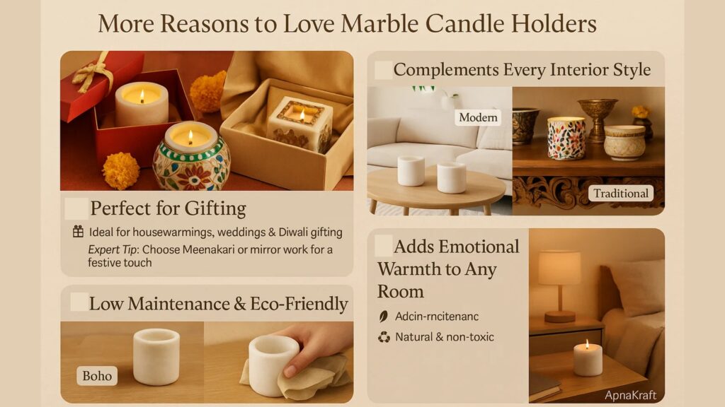 Types of Marble Candle Holders